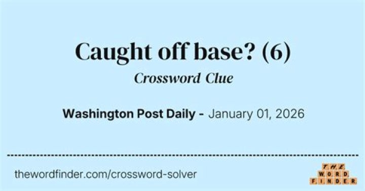 Off base Crossword Clue