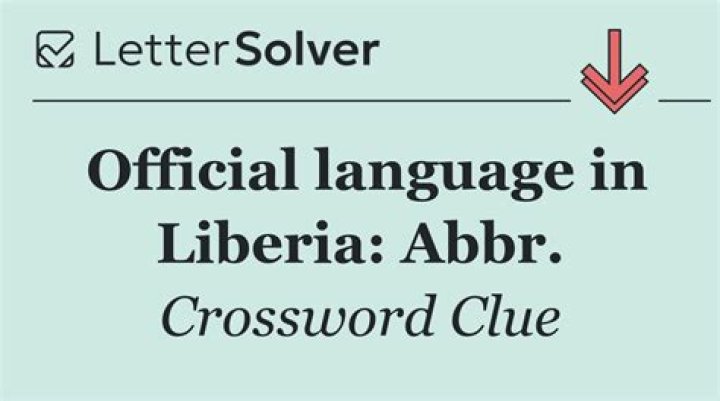 Official language of Belize: Abbr. Crossword Clue