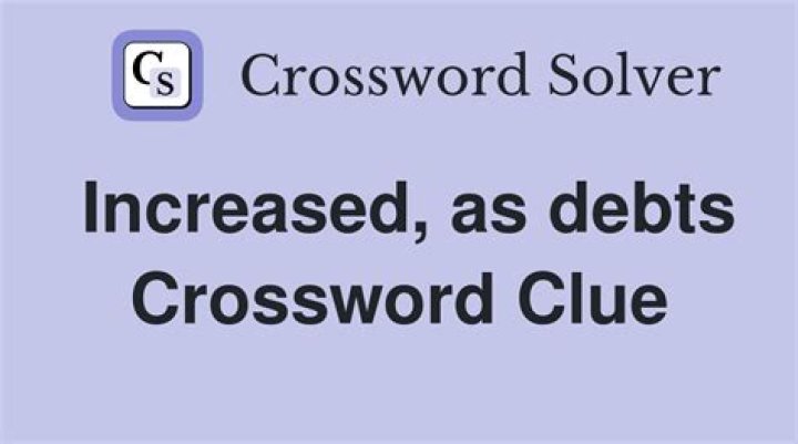 Old debts Crossword Clue