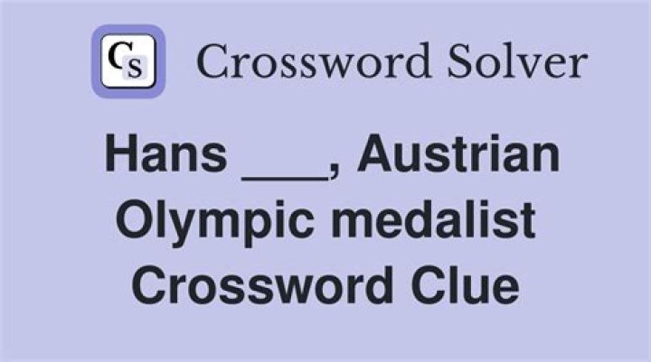 Olympic poker? Crossword Clue