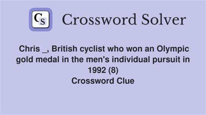 Olympic pursuit Crossword Clue