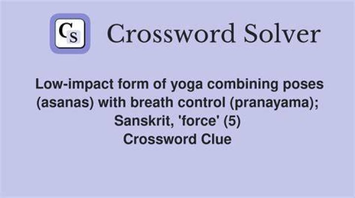 One who studies asanas and pranayama Crossword Clue