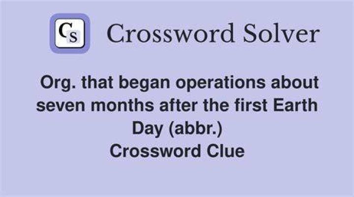 Org. with operations Crossword Clue