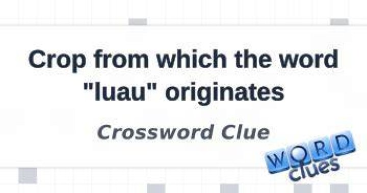 Originates (from), as a word Crossword Clue