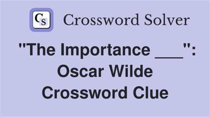 Oscar Wilde tragedy Crossword Clue