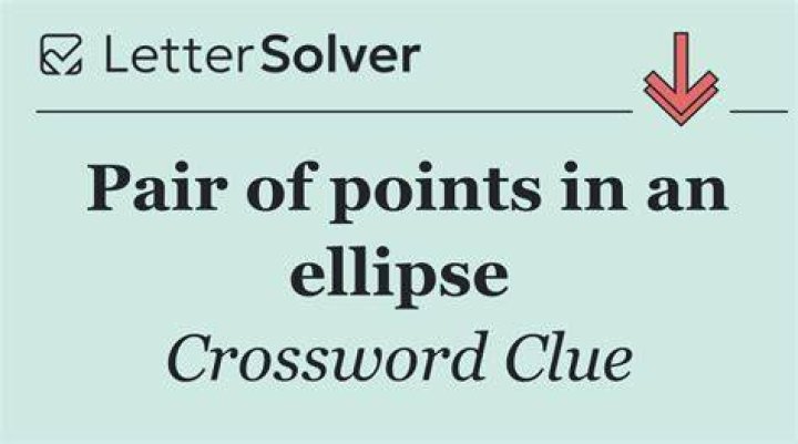 Pair in an ellipse Crossword Clue