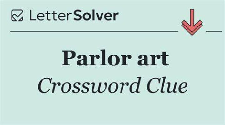 Parlor pics Crossword Clue