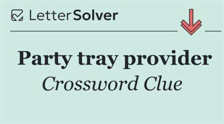 Party tray meat Crossword Clue