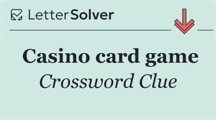 Pay to get in a card game Crossword Clue