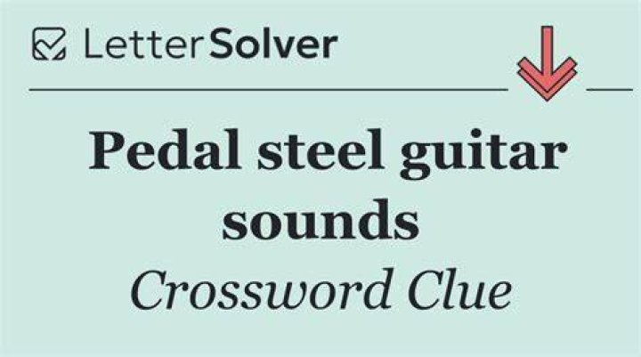 Pedal effect on a guitar Crossword Clue