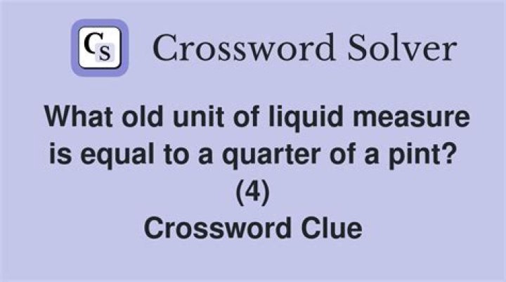 Pint contents Crossword Clue