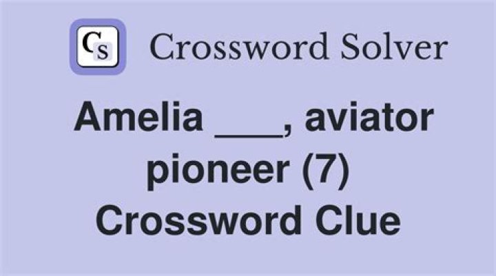 Pioneer in global aviation Crossword Clue