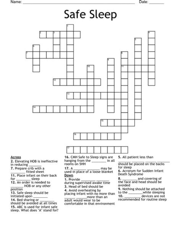 Place for a baby to sleep Crossword Clue