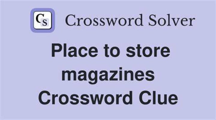 Place to store canned goods Crossword Clue