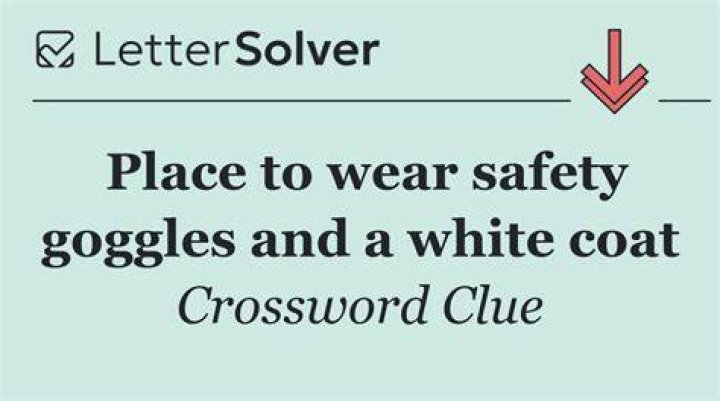 Place to wear smocks Crossword Clue