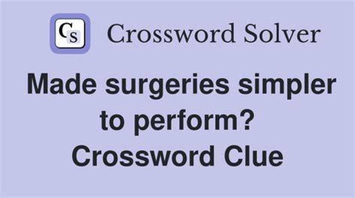 Places where surgeries are performed, for short Crossword Clue