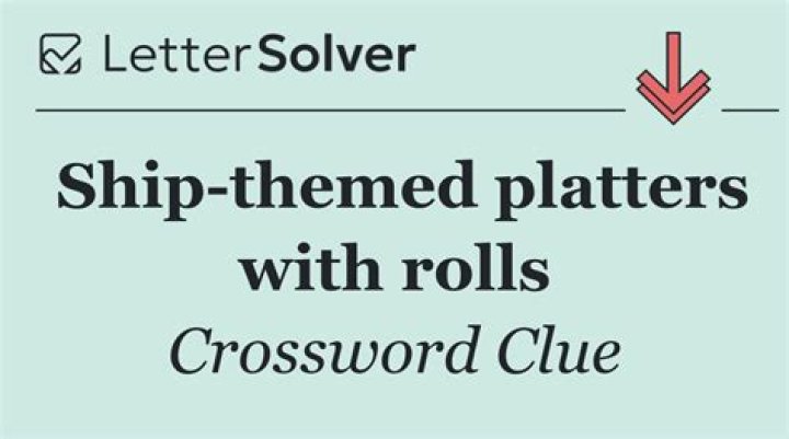 Platters from the Platters, for short Crossword Clue