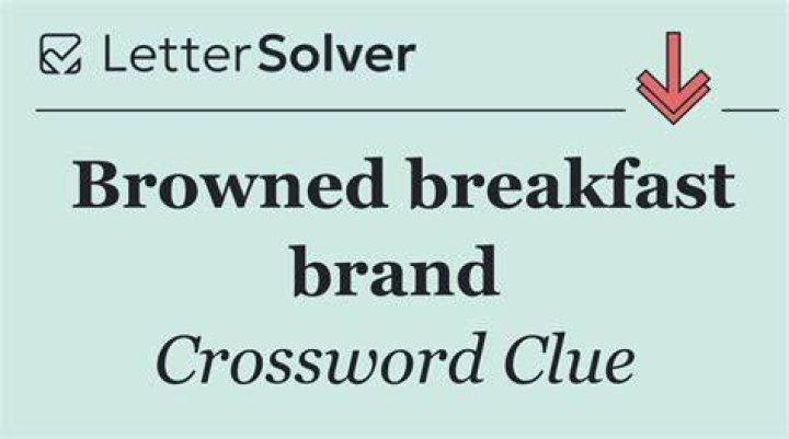 Pop-up breakfast brand Crossword Clue