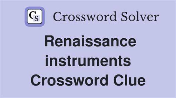 Popular Renaissance instrument Crossword Clue