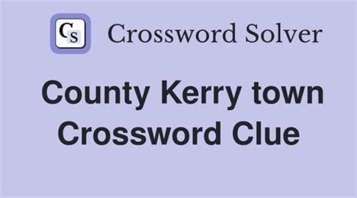 Port in County Kerry Crossword Clue