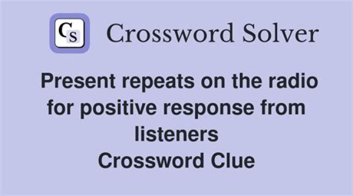 Positive response Crossword Clue