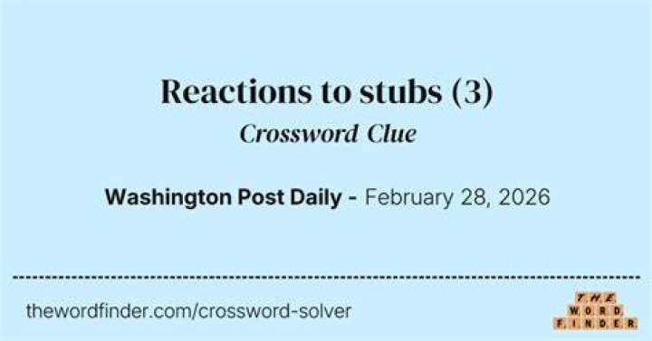 Possible reactions to shocks Crossword Clue