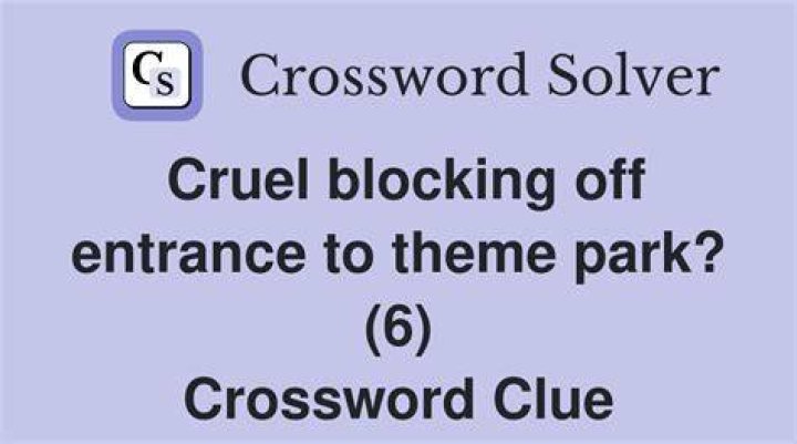Posting at many a park entrance Crossword Clue