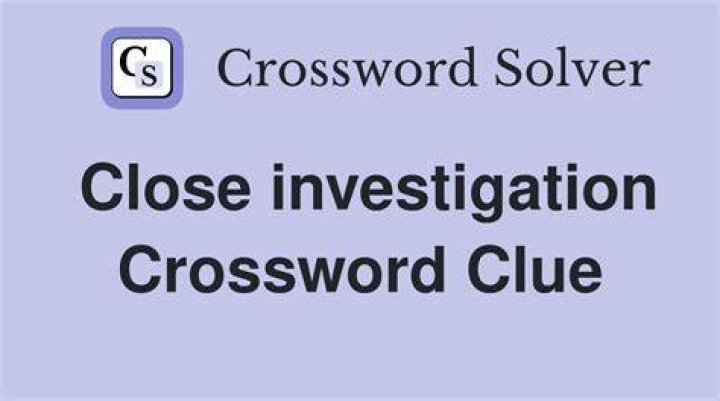 Pre-employment investigation Crossword Clue