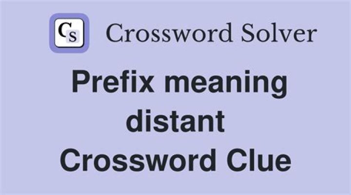 Prefix with syllabic Crossword Clue