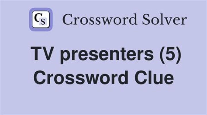 Presenters, for short Crossword Clue