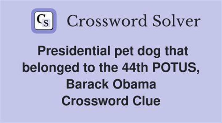Presidential dog of the 1940s Crossword Clue