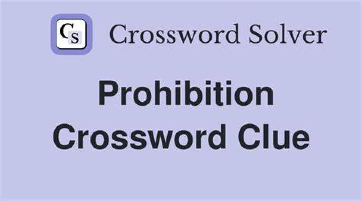 Prohibition and Victorian periods Crossword Clue