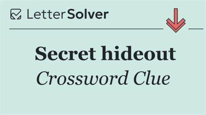 Provides a hideout for, maybe Crossword Clue