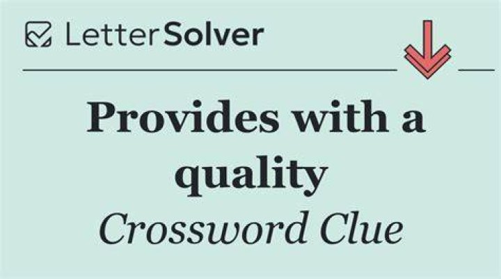Provides (for) Crossword Clue