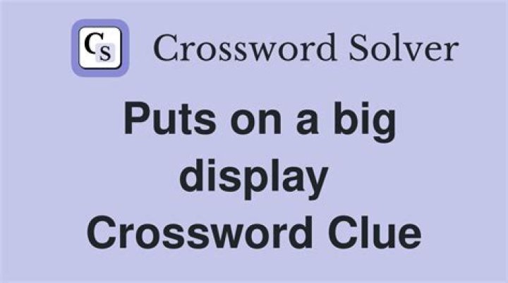 Puts forth Crossword Clue