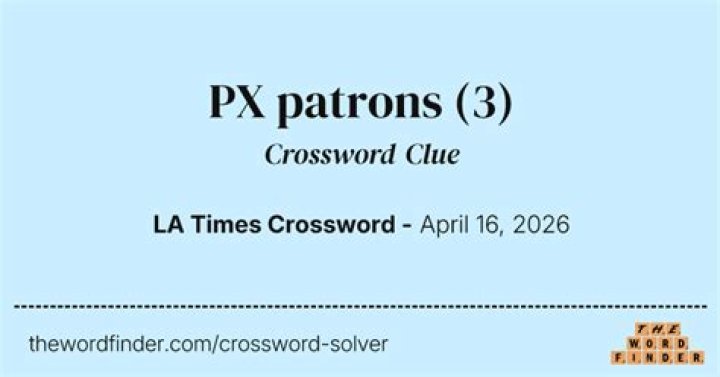 PX shopper Crossword Clue