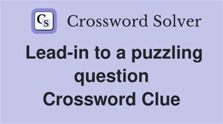 Question of possibility Crossword Clue
