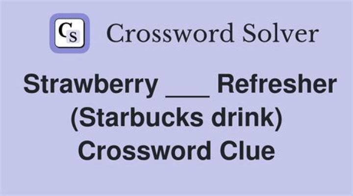 Quick refresher Crossword Clue