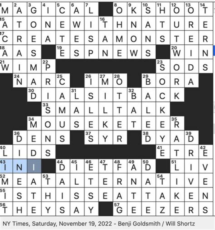 Quirky old fellas Crossword Clue