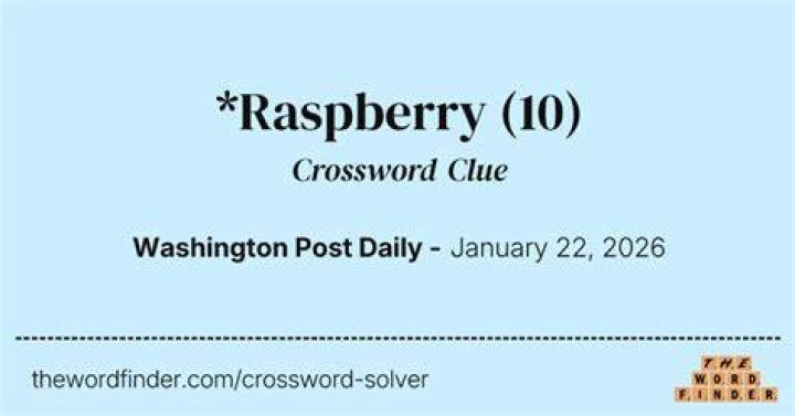 “Raspberry ___” (Prince hit) Crossword Clue