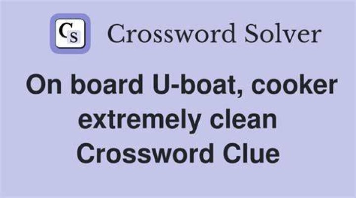 Really clean Crossword Clue