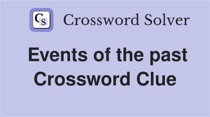 Records of the past Crossword Clue