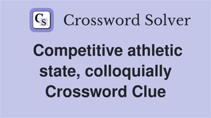 Relentlessly competitive Crossword Clue