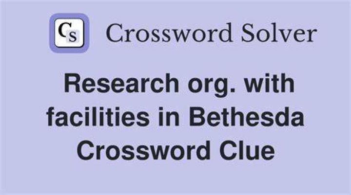 Research complex in Bethesda, Md. Crossword Clue
