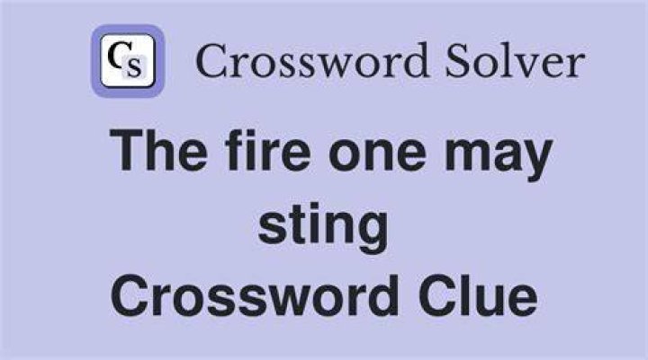 Response to a sting Crossword Clue