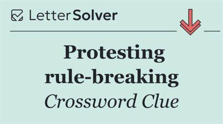 Response to rule-breaking Crossword Clue