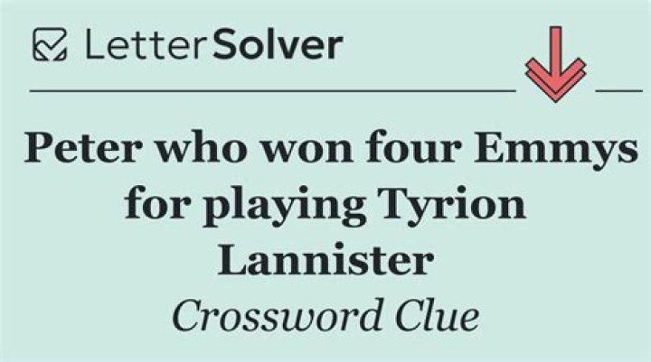 Rock with four Emmys Crossword Clue