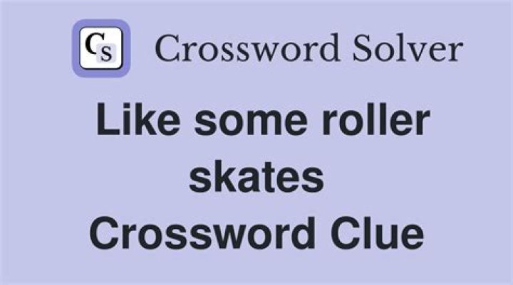 Roller-skating in the house, say Crossword Clue