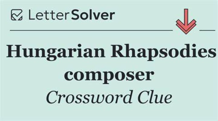 “Romanian Rhapsodies” composer Crossword Clue