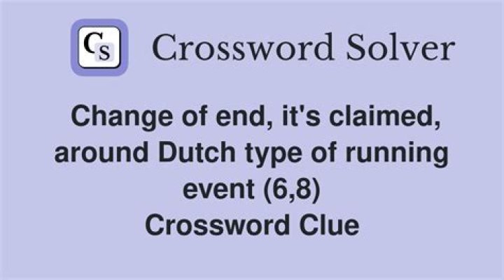 Running event Crossword Clue